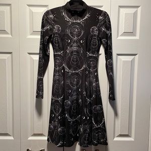 Black Milk Sacred Orbits Long Sleeve Evil Longline Dress
